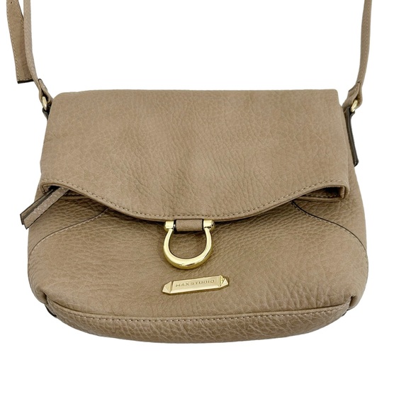 Max Studio Taupe Shoulder Crossbody Bag - Picture 2 of 15